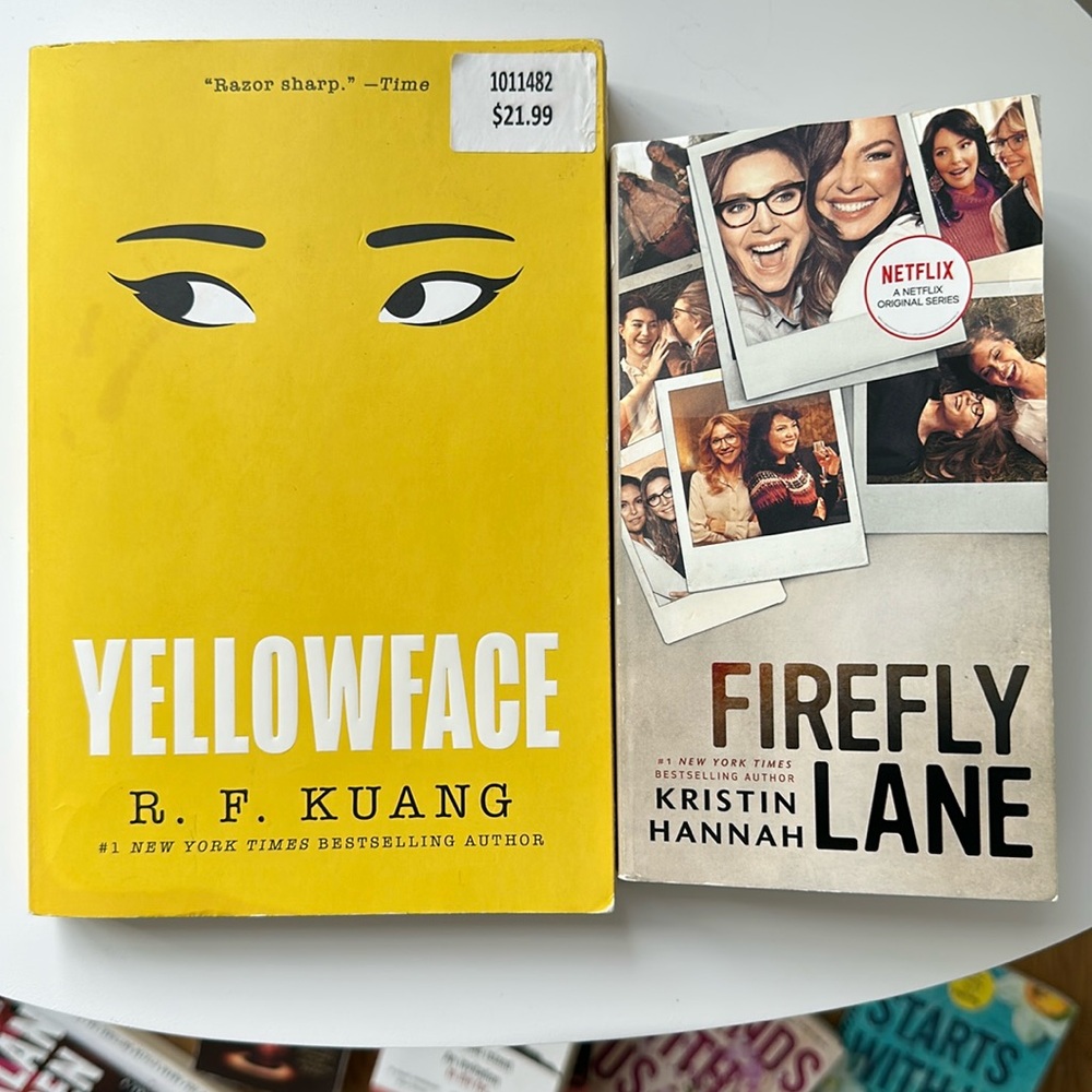 Firefly Lane and Yellowface Books